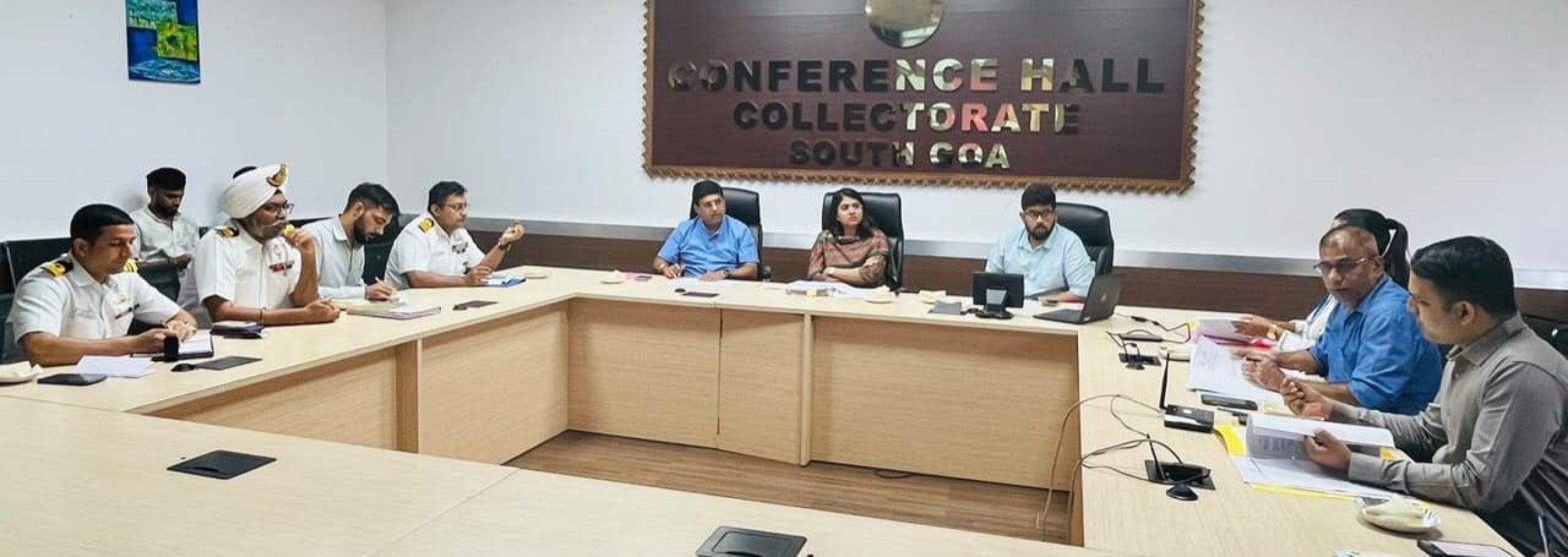 Collector chairs meeting on Trishul Enclave land transfer