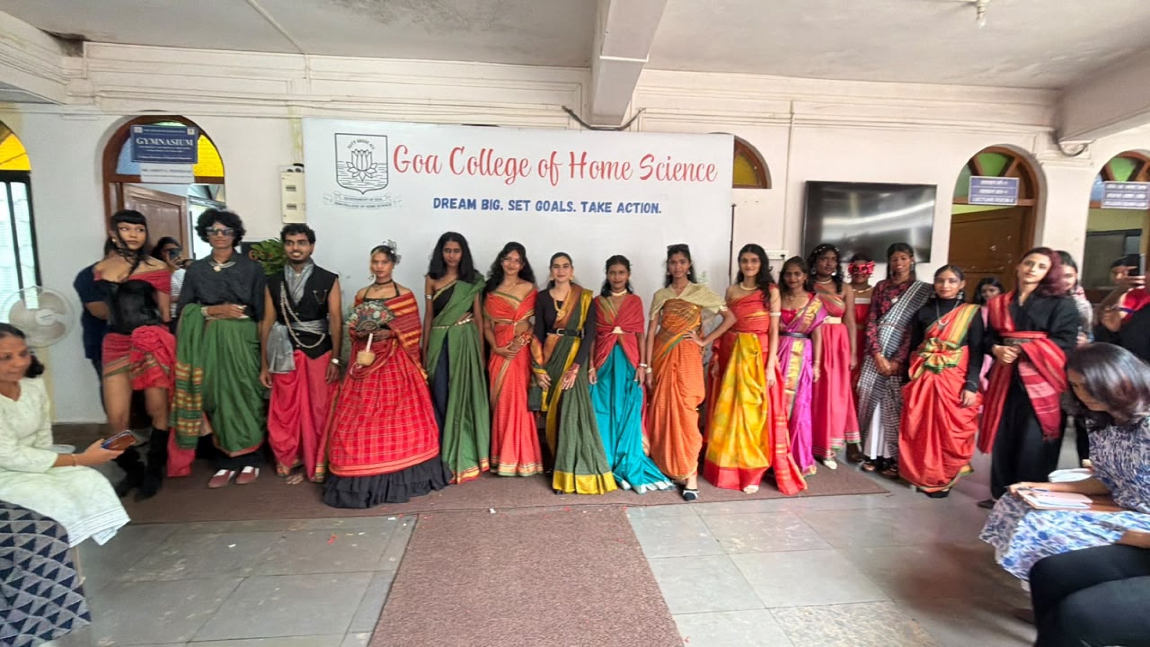 Goa College of Home Science marks National Handloom Day with Kunbi sari