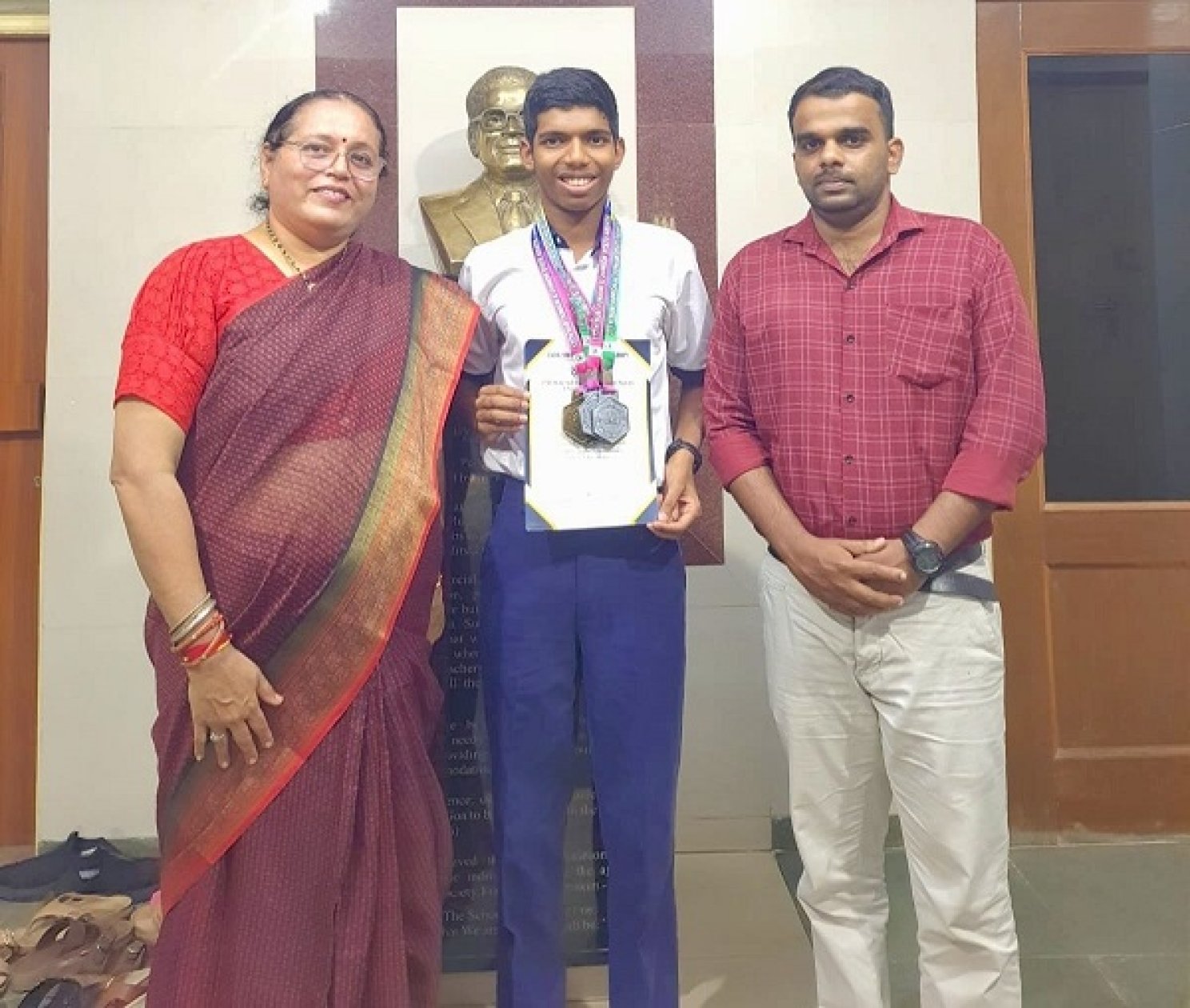 Aahil Sheikh wins five medals at State Aquatic C'ship