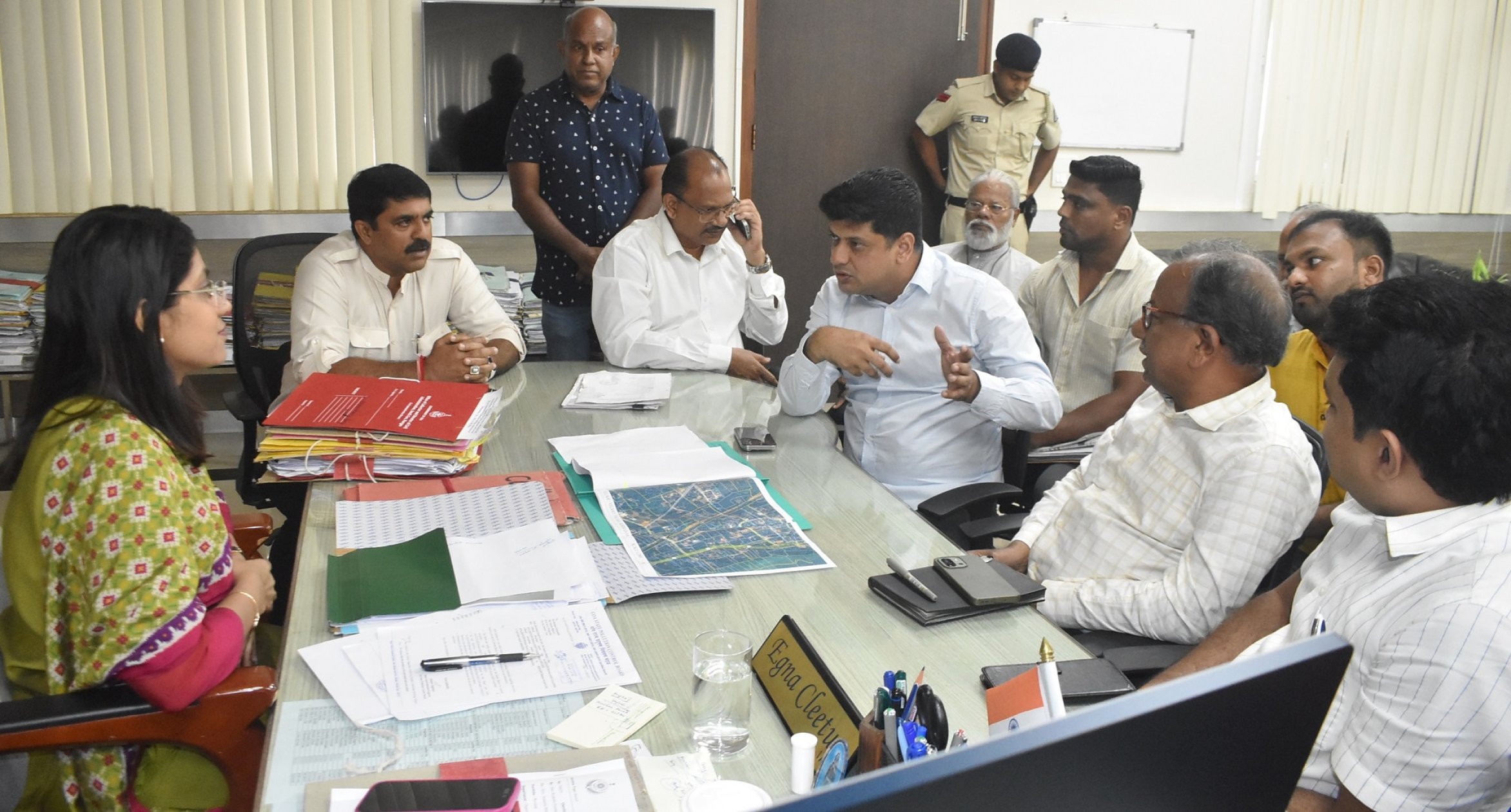 Velsao access row: Collector directs RVNL to clear construction material