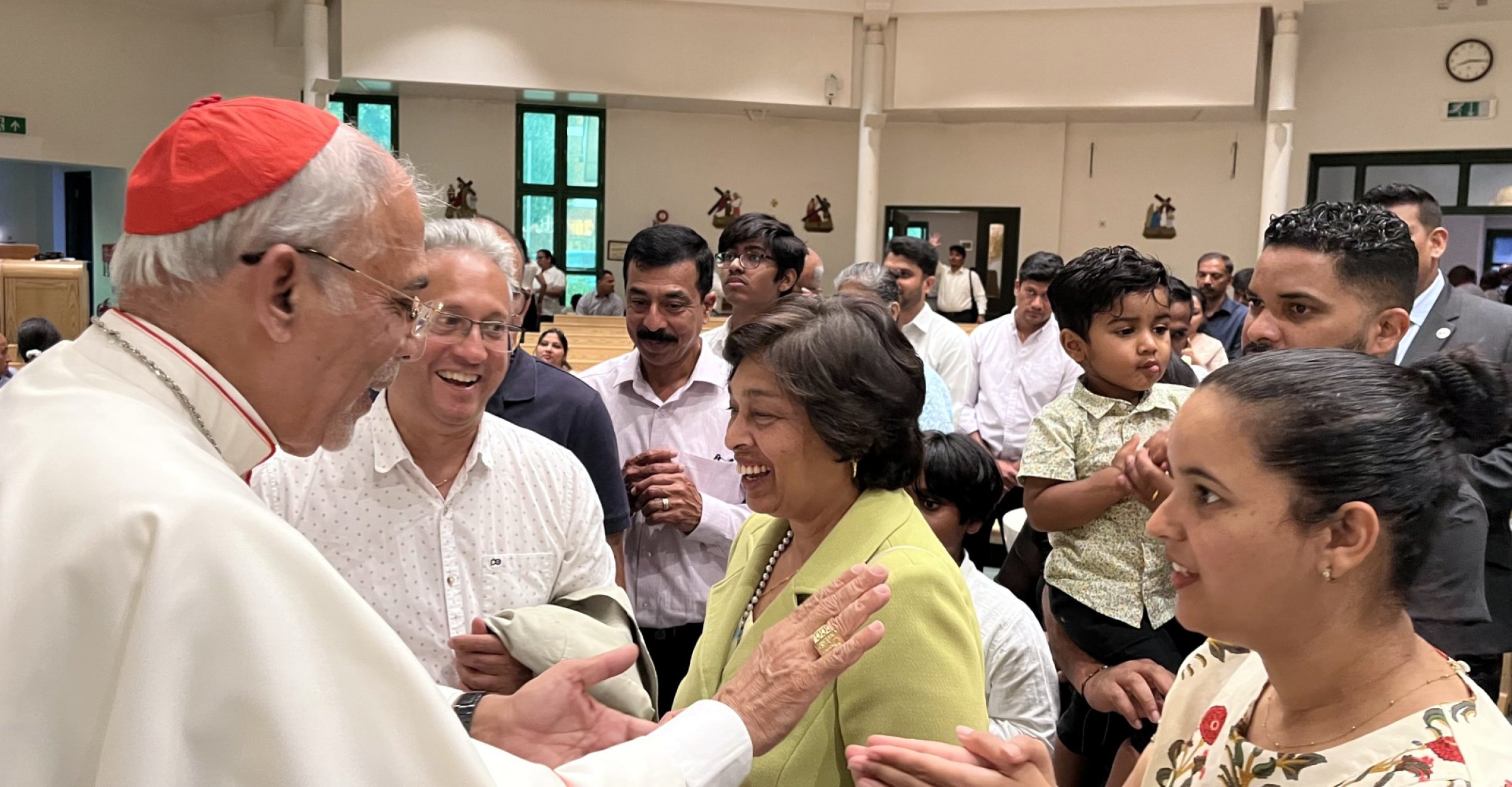 Cardinal Ferrão blesses, greets Goan communities in UK