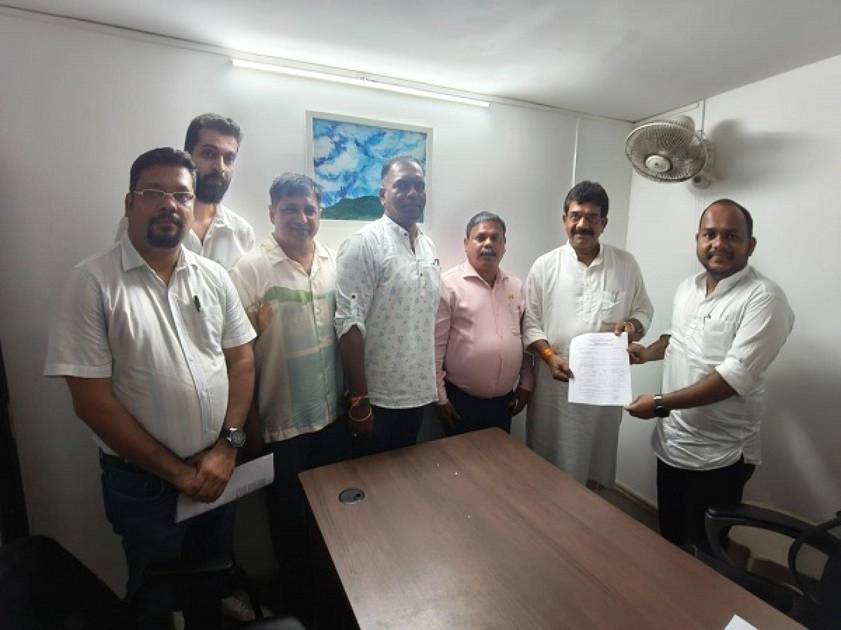 Tanavade files nomination for GOA president post