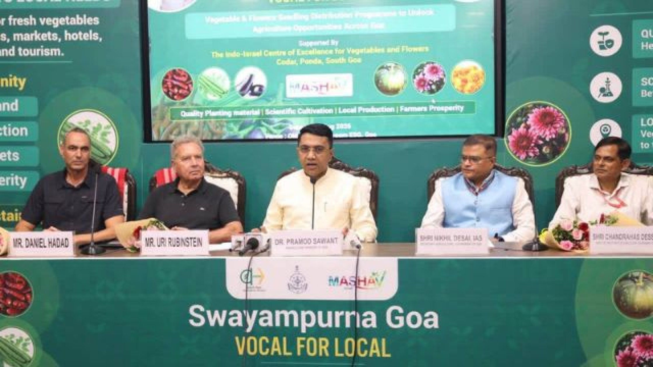 Goa eyes self-reliance in vegetables, flowers with Indo-Israel partnership: CM