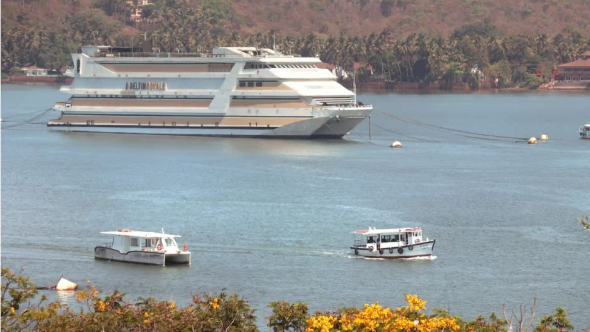 High-capacity offshore casino vessel gets its l...