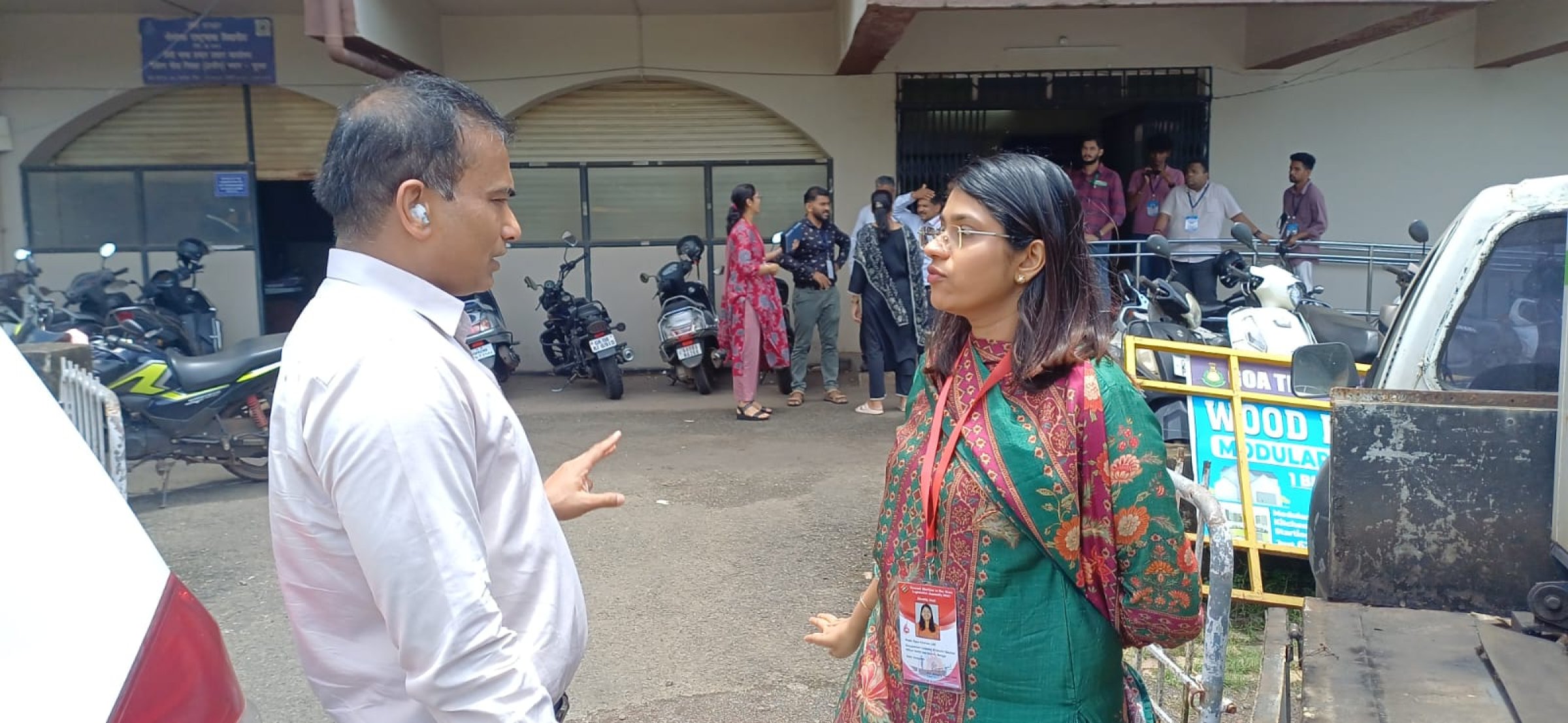 Goa CEO inspects first level checking of EVMs in South Goa