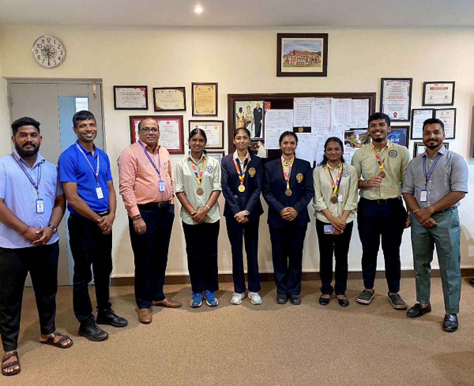 Dempo College shine at shine at Inter-collegiate Taekwondo Championship