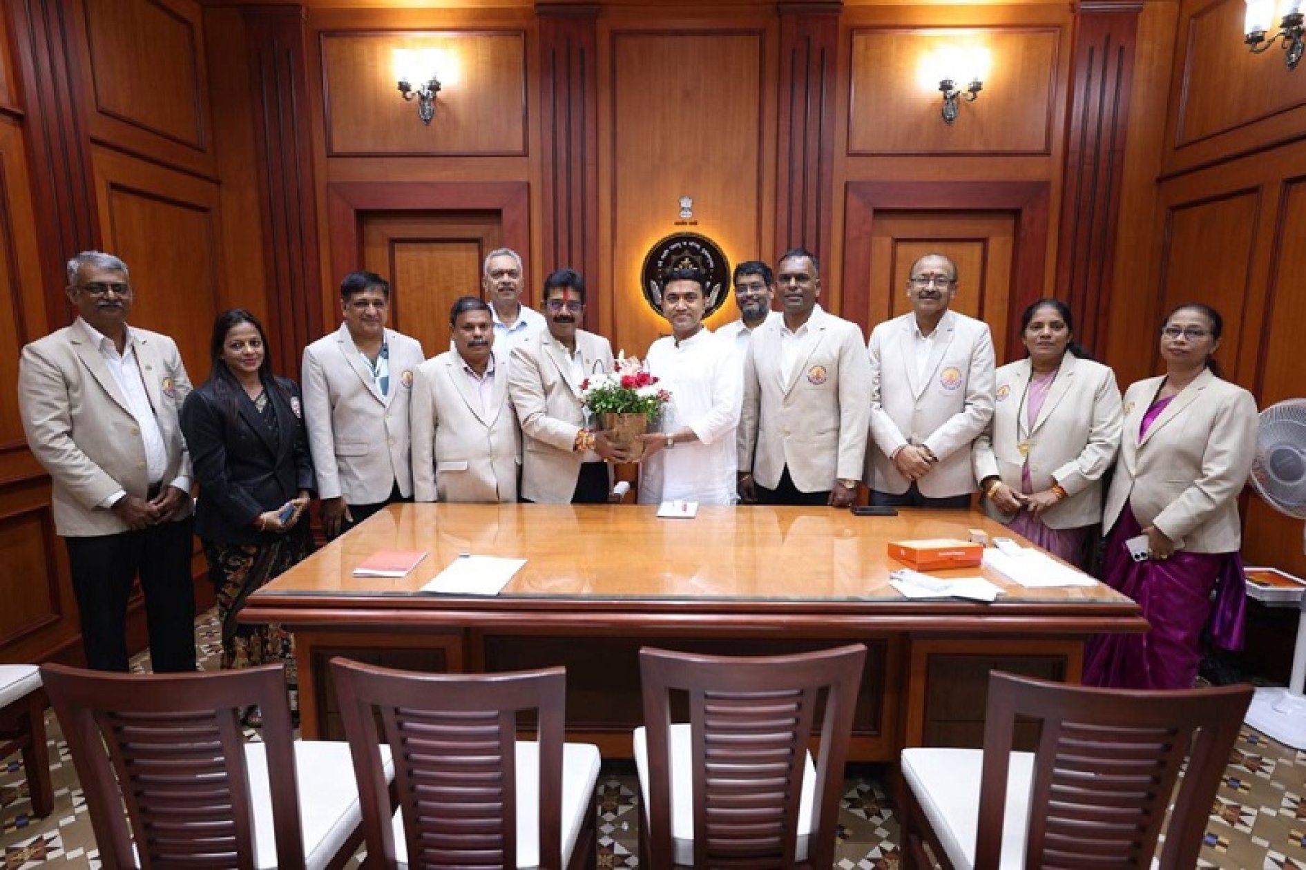 New GOA team meets CM Sawant, discusses vision for Goan sports