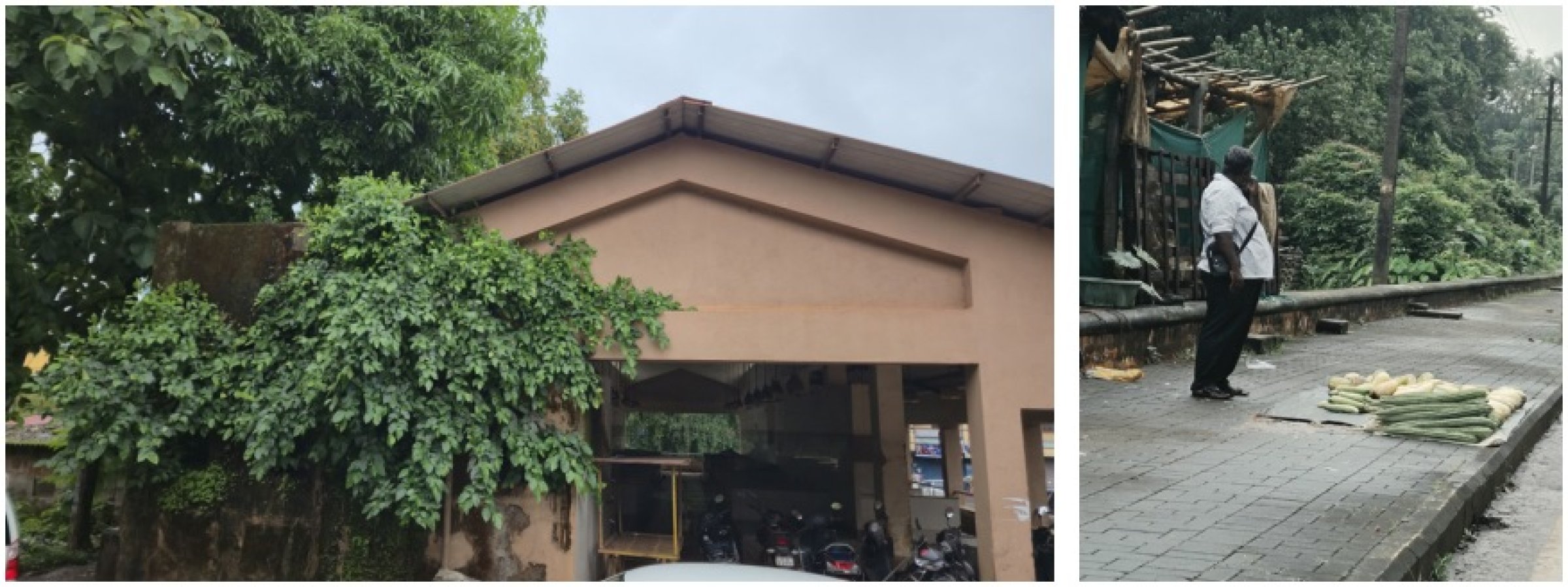 Valpoi vegetable and fruit market lies unused as vendors occupy footpaths