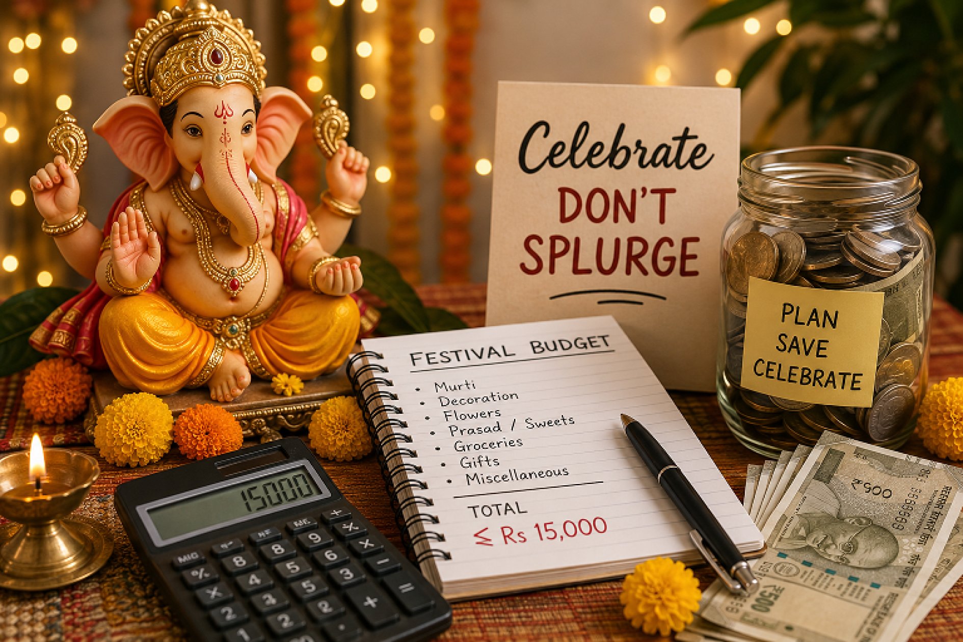This Ganesh Chaturthi, celebrate, don’t splurge