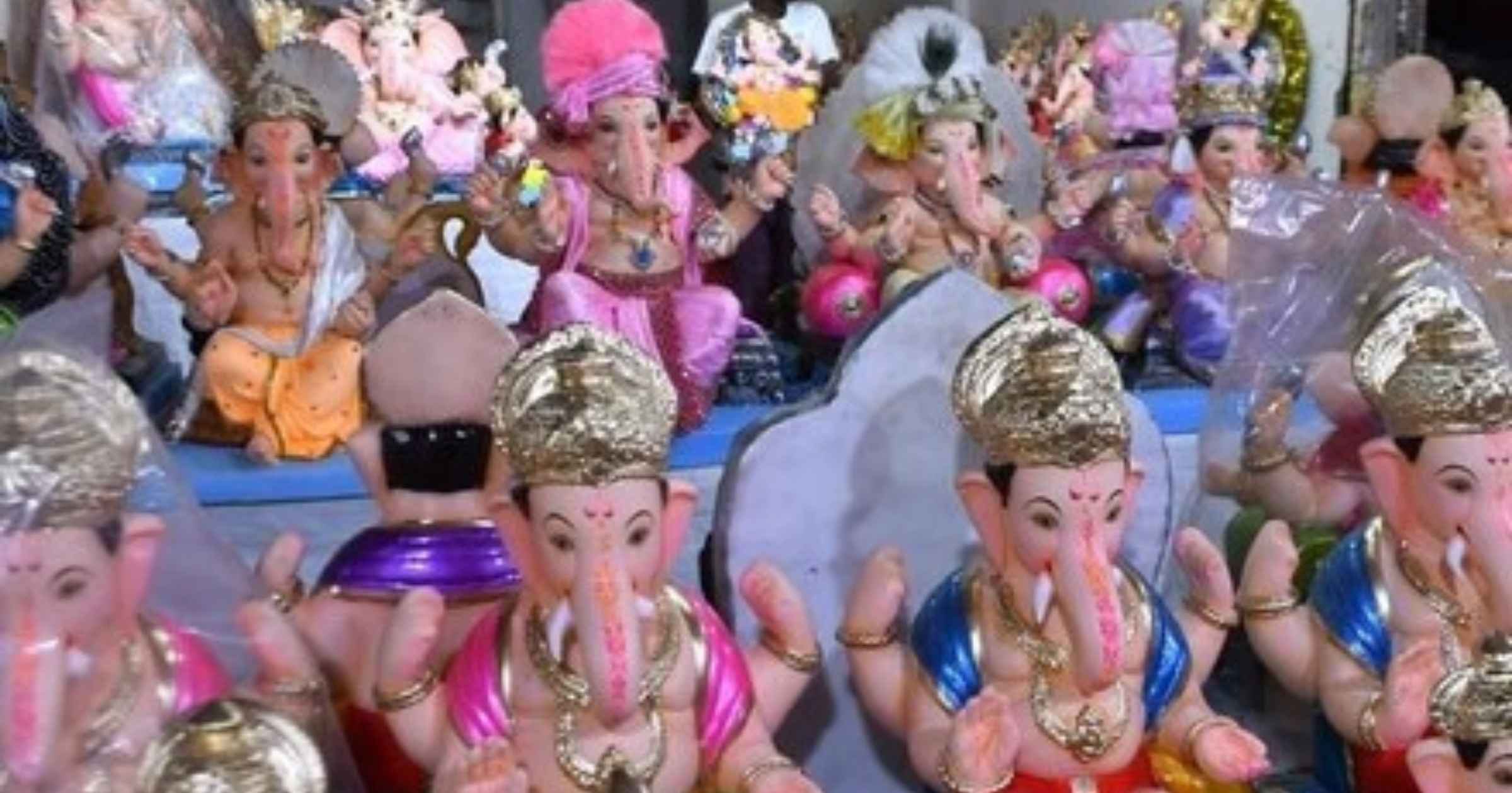 19% of registered Ganesh idol suppliers declare PoP content