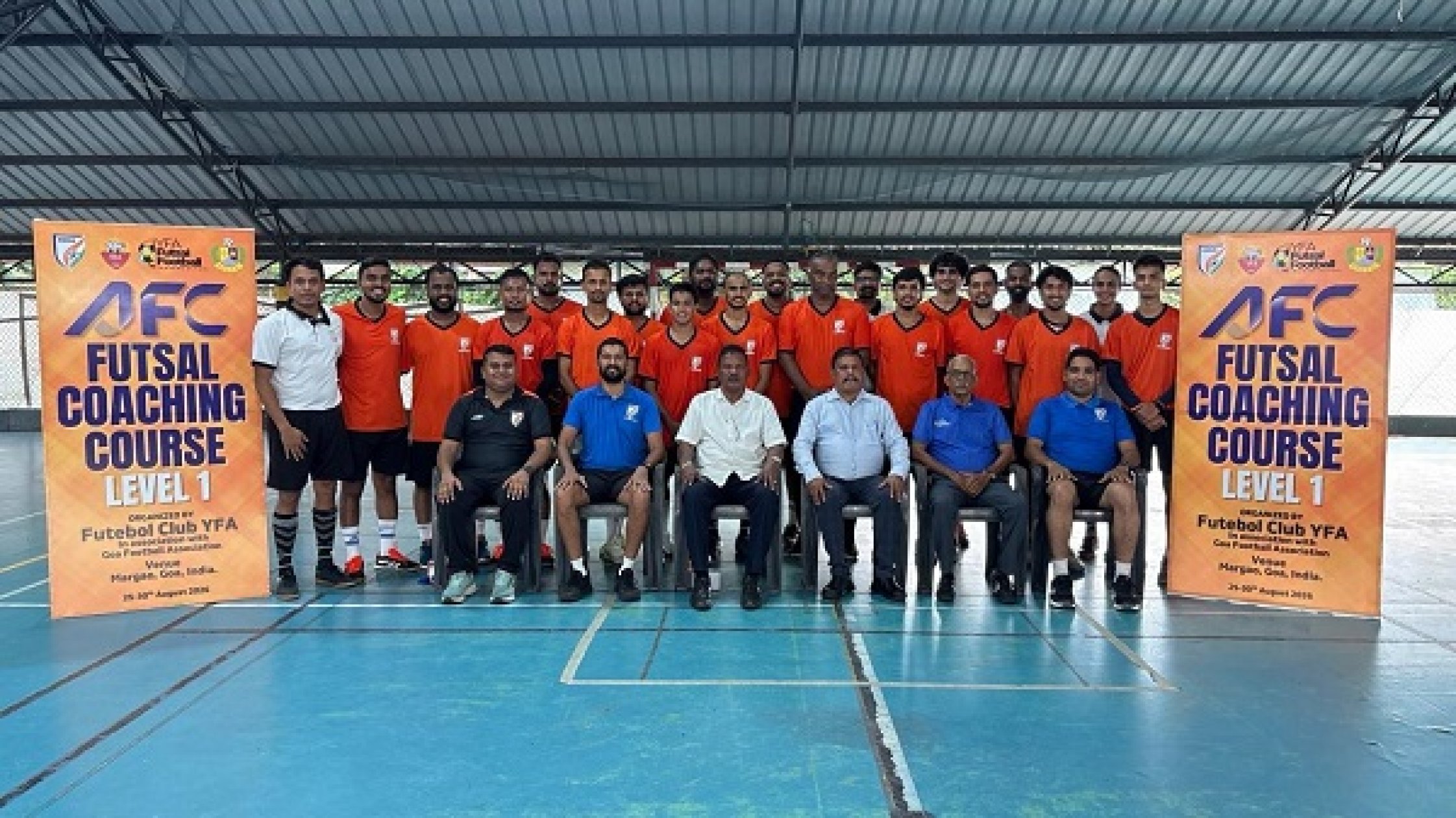 AFC Futsal Level 1 coaching course concludes in Margao