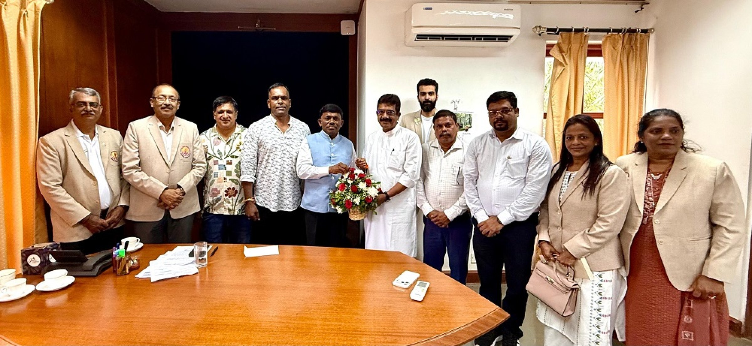 GOA pushes State Games, sports schools in meeting with Sports Minister
