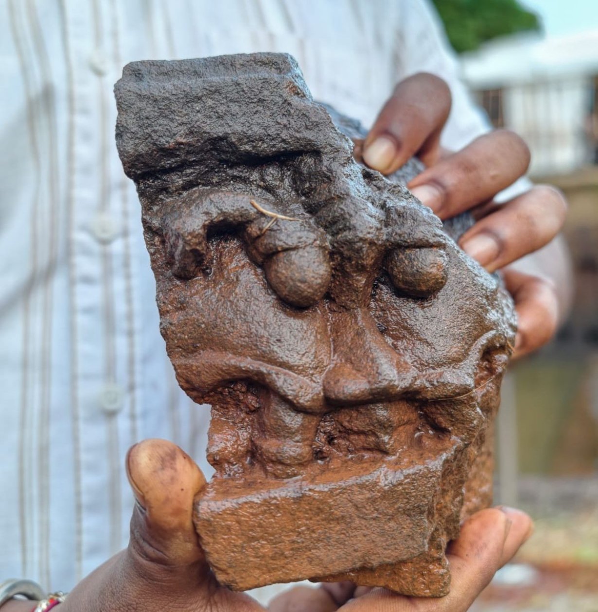 Medieval-era temple relics unearthed at Divar