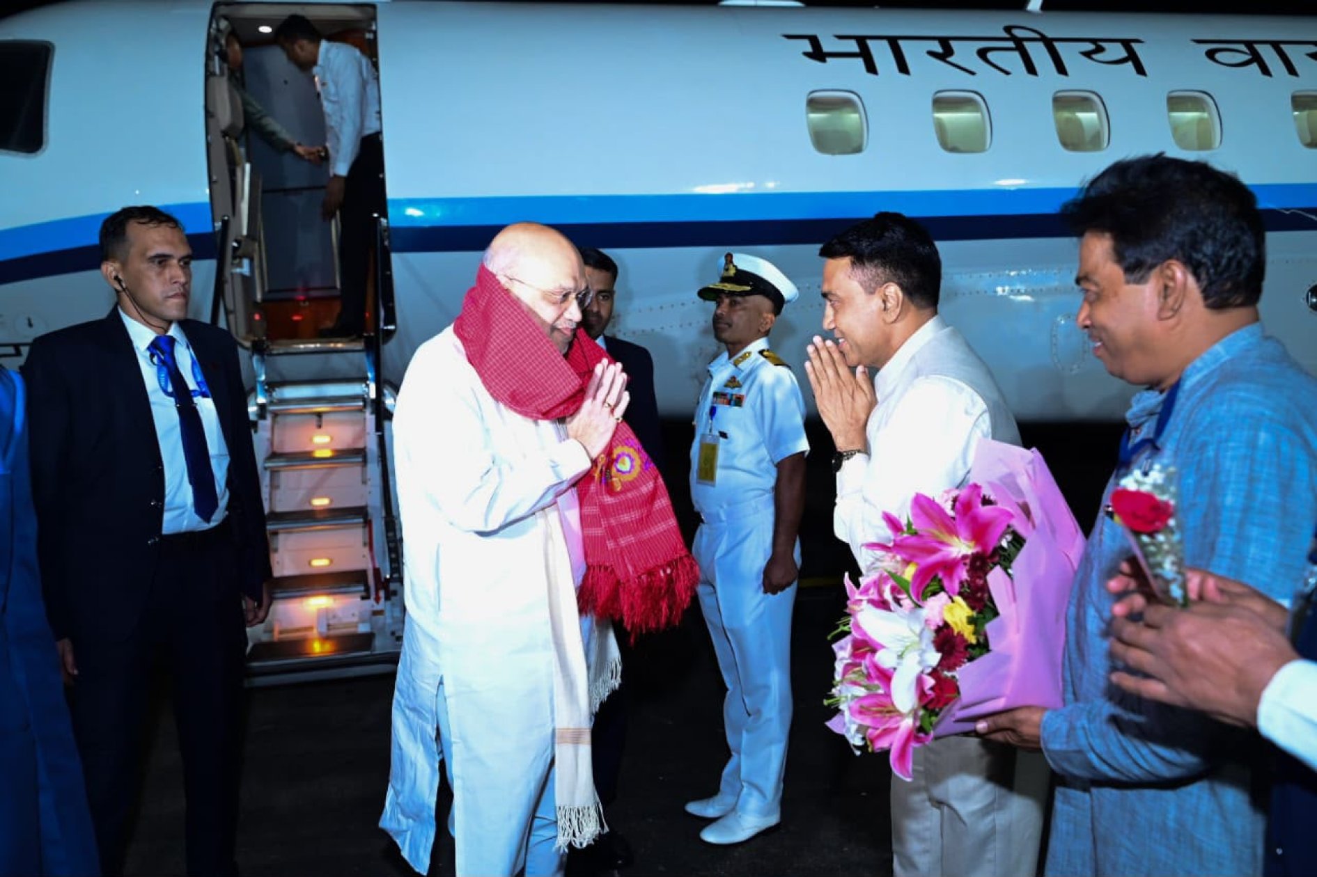 Shah’s arrives on pacled 2-day visit, to oversee BJP poll preps