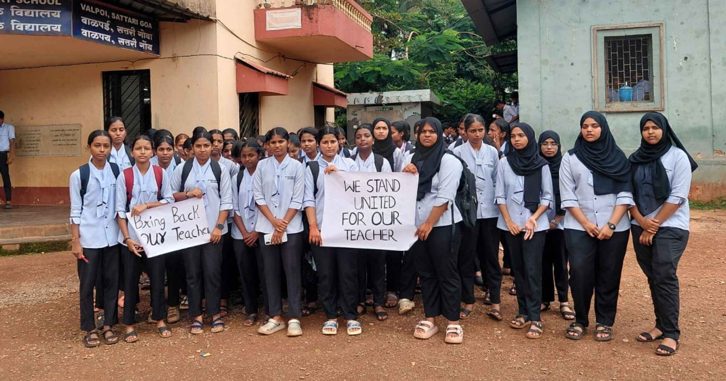 Students continue to boycott classes at Valpoi Govt HSS