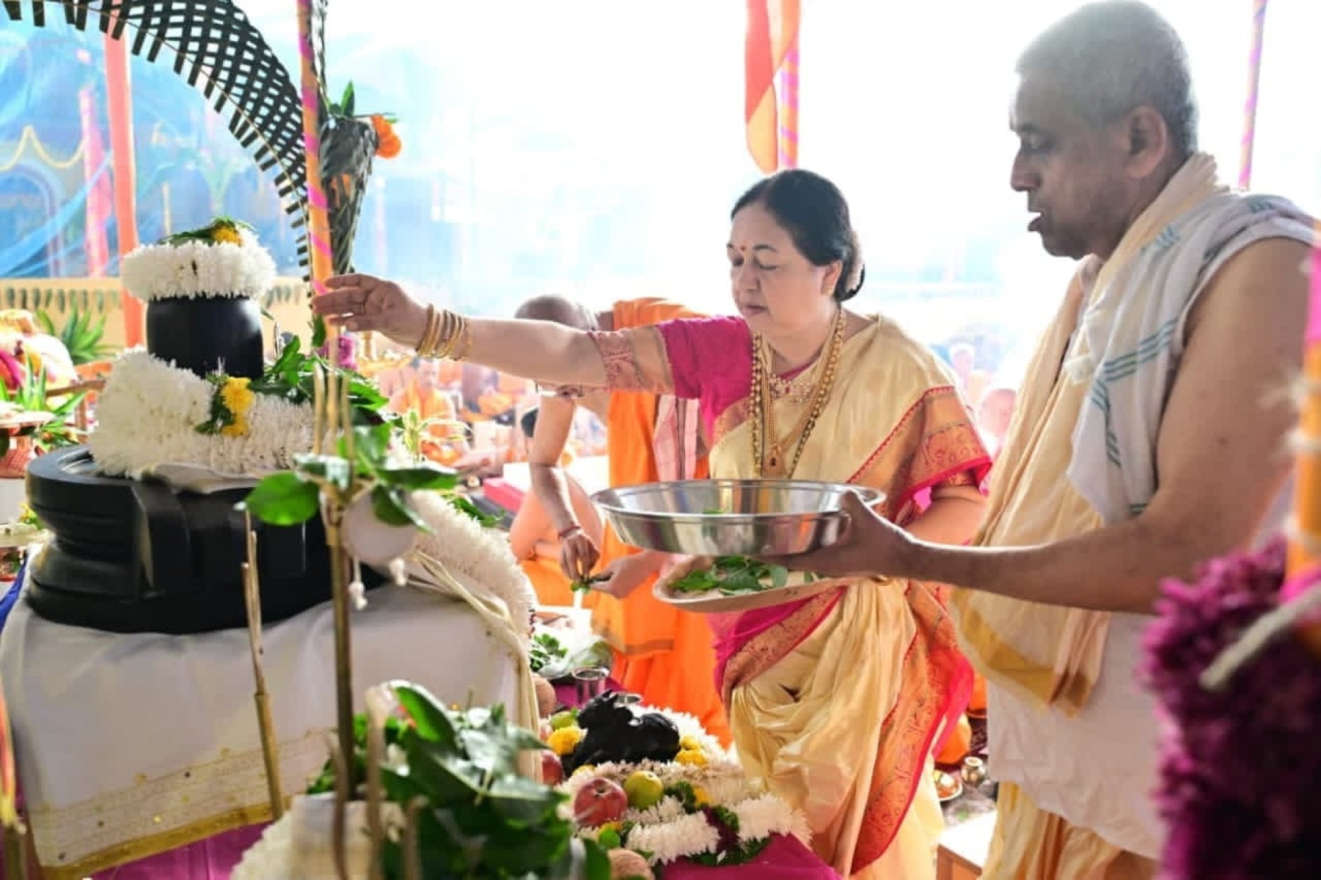Atirudra Mahayajna begins at Bandora