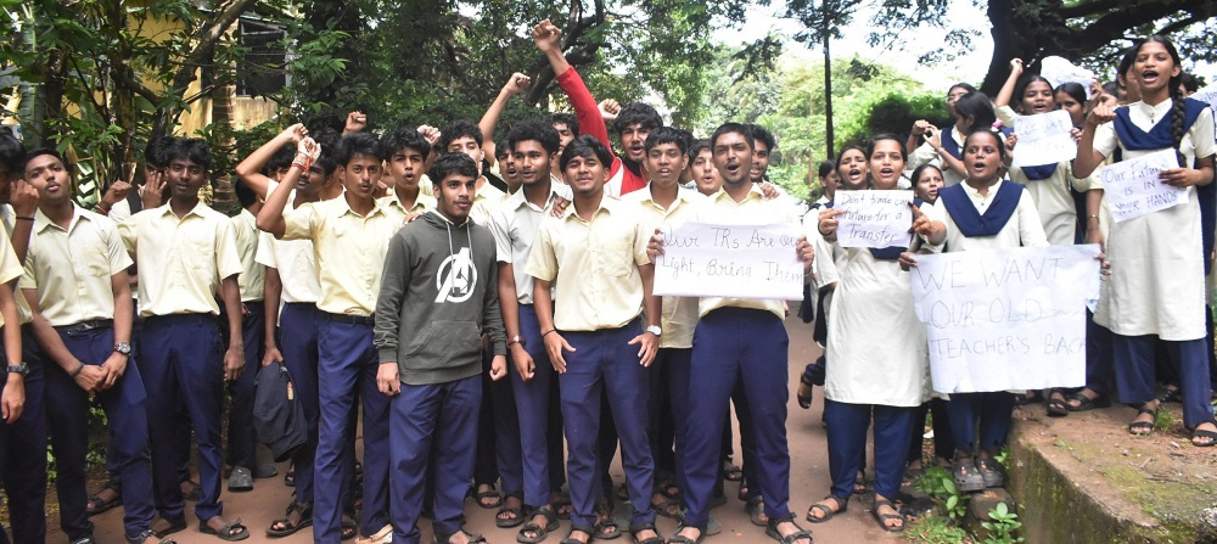 Borda students protest despite CM’s assurance on teachers
