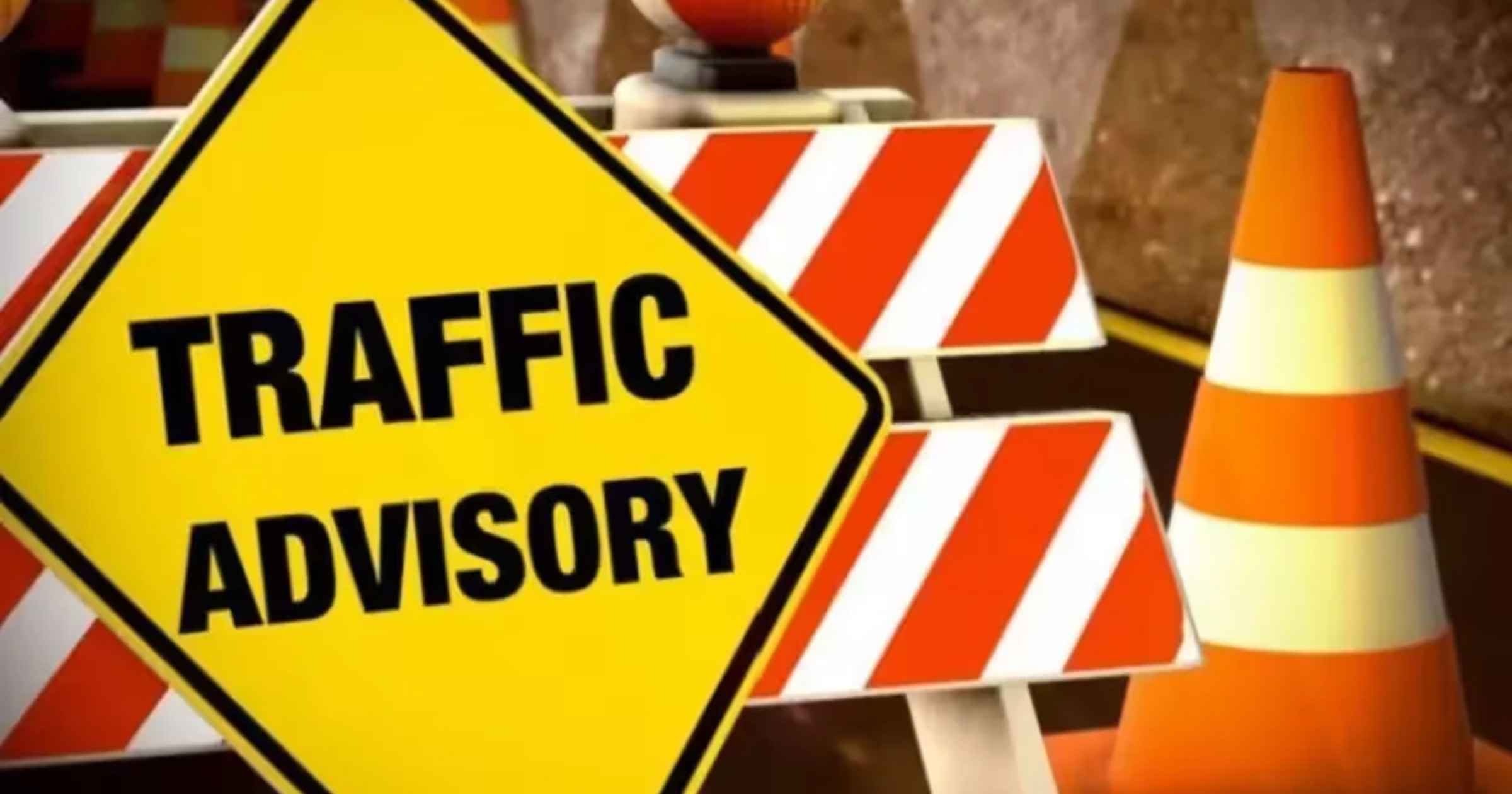Traffic advisory for flyover opening