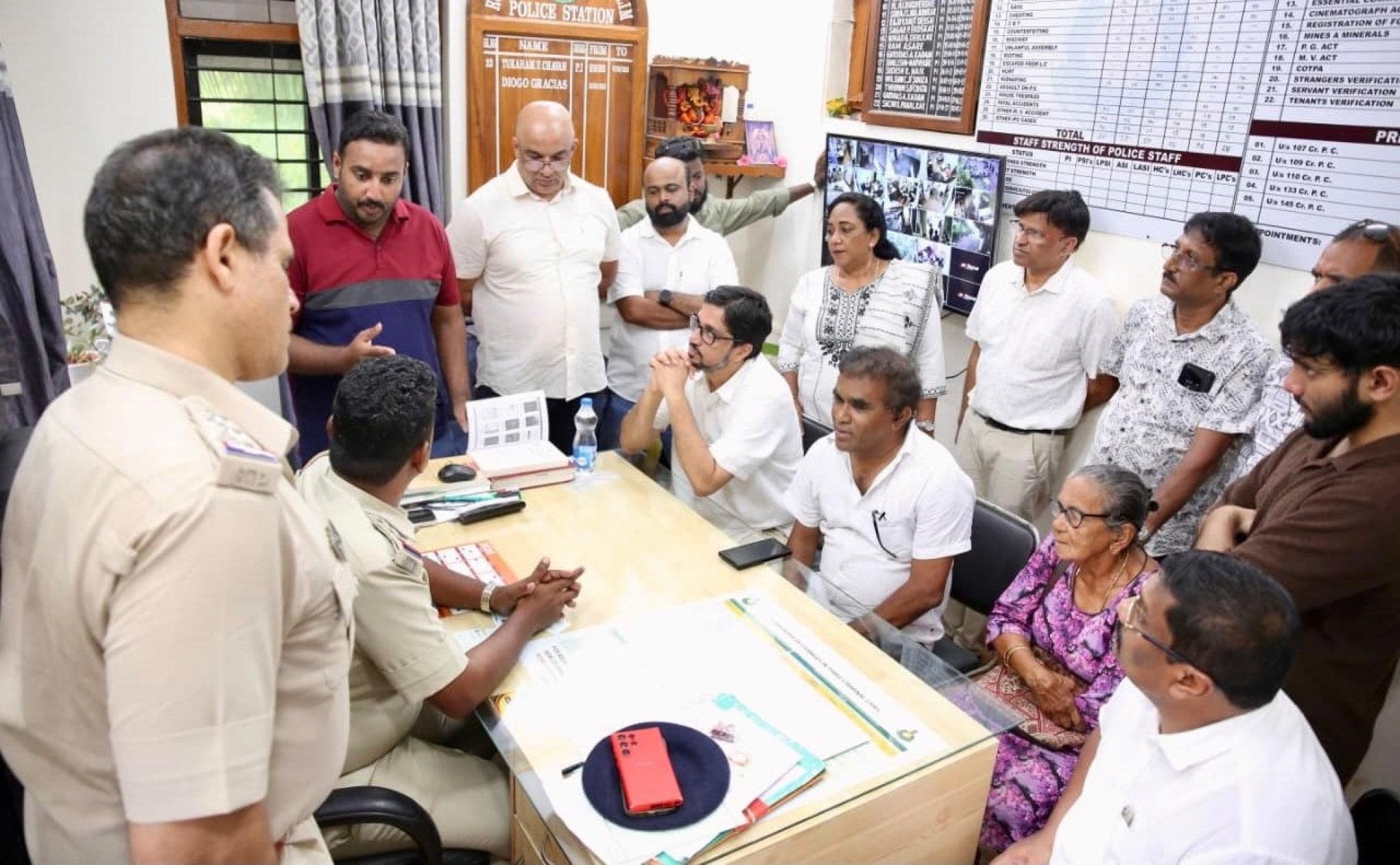 AAP leader assault: Gerson’s 94-year-old mother joins protest at Cuncolim police station