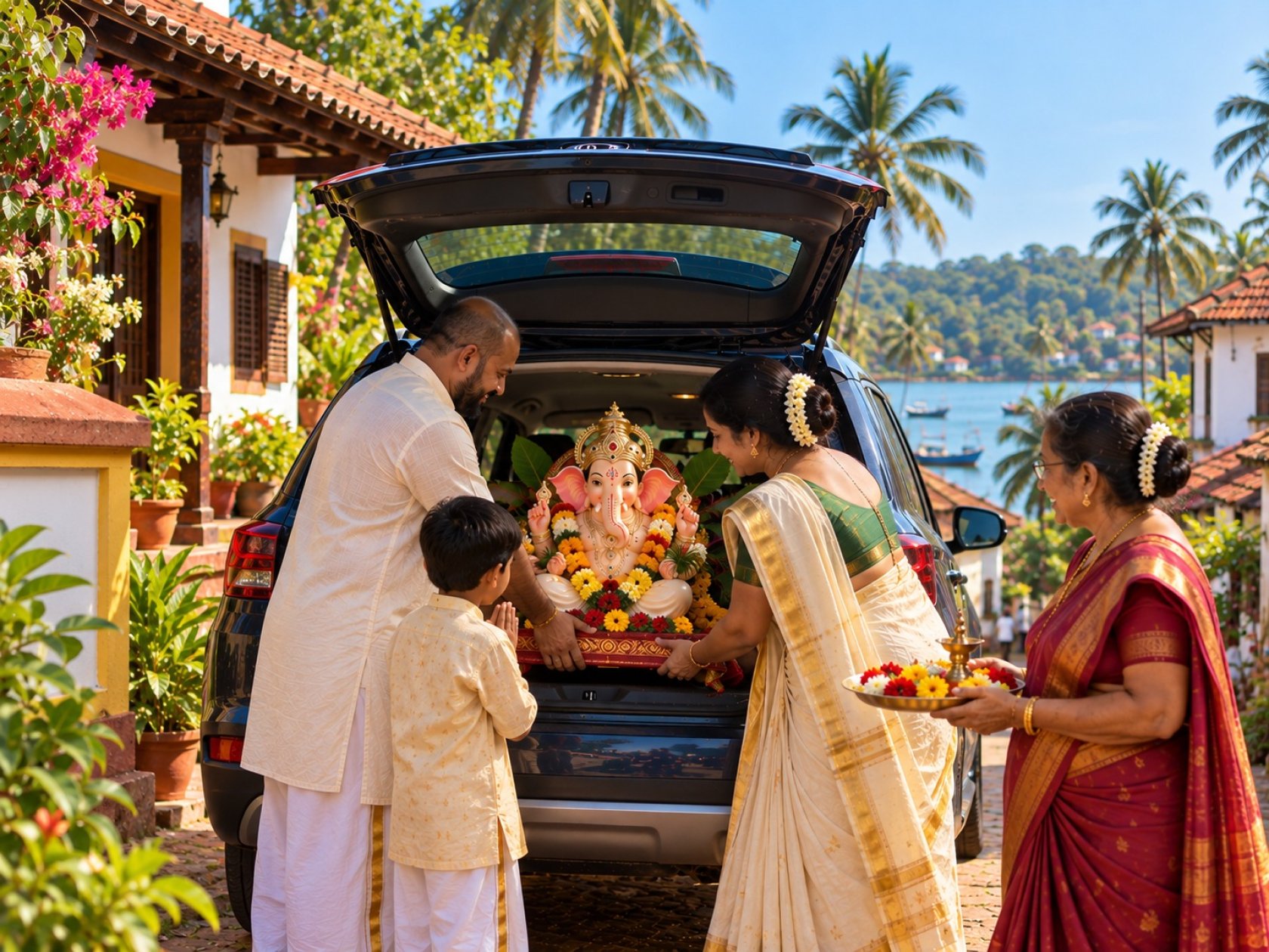 The car that brings Bappa home
