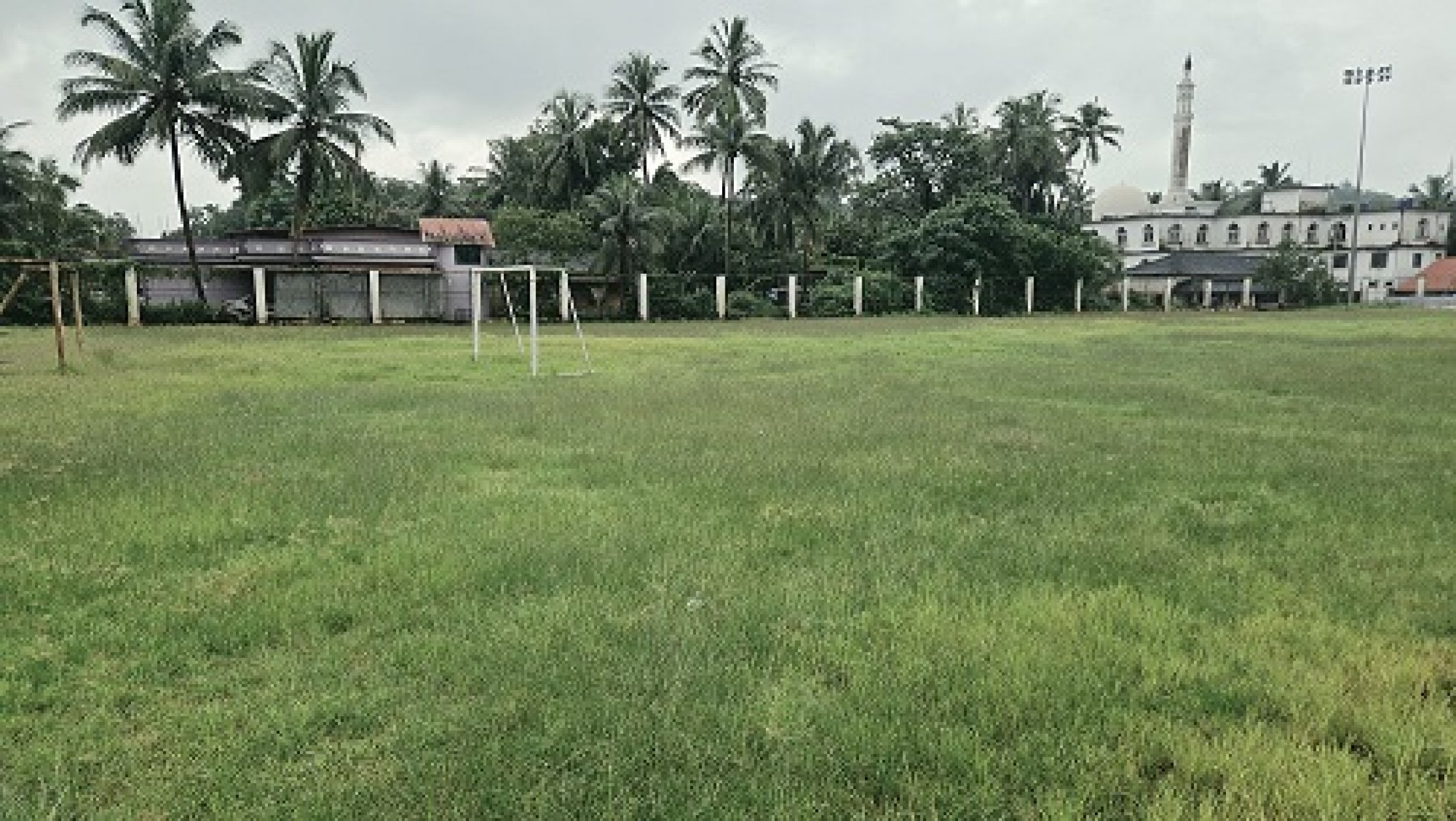 Municipal ground in Valpoi awaits regular maintenance