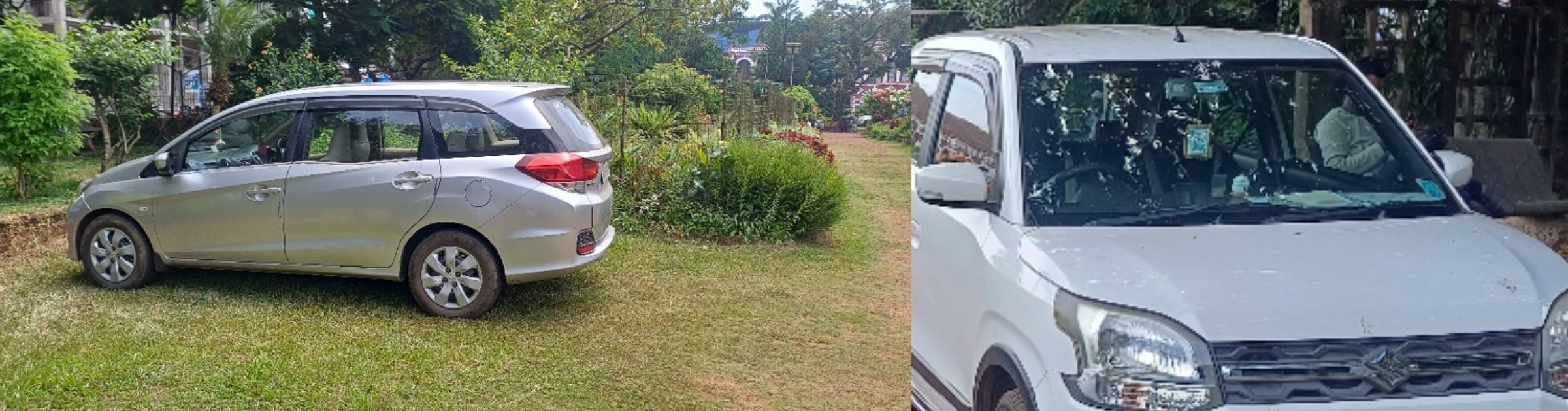 Pvt vehicles parked inside Margao municipal garden raise eyebrows