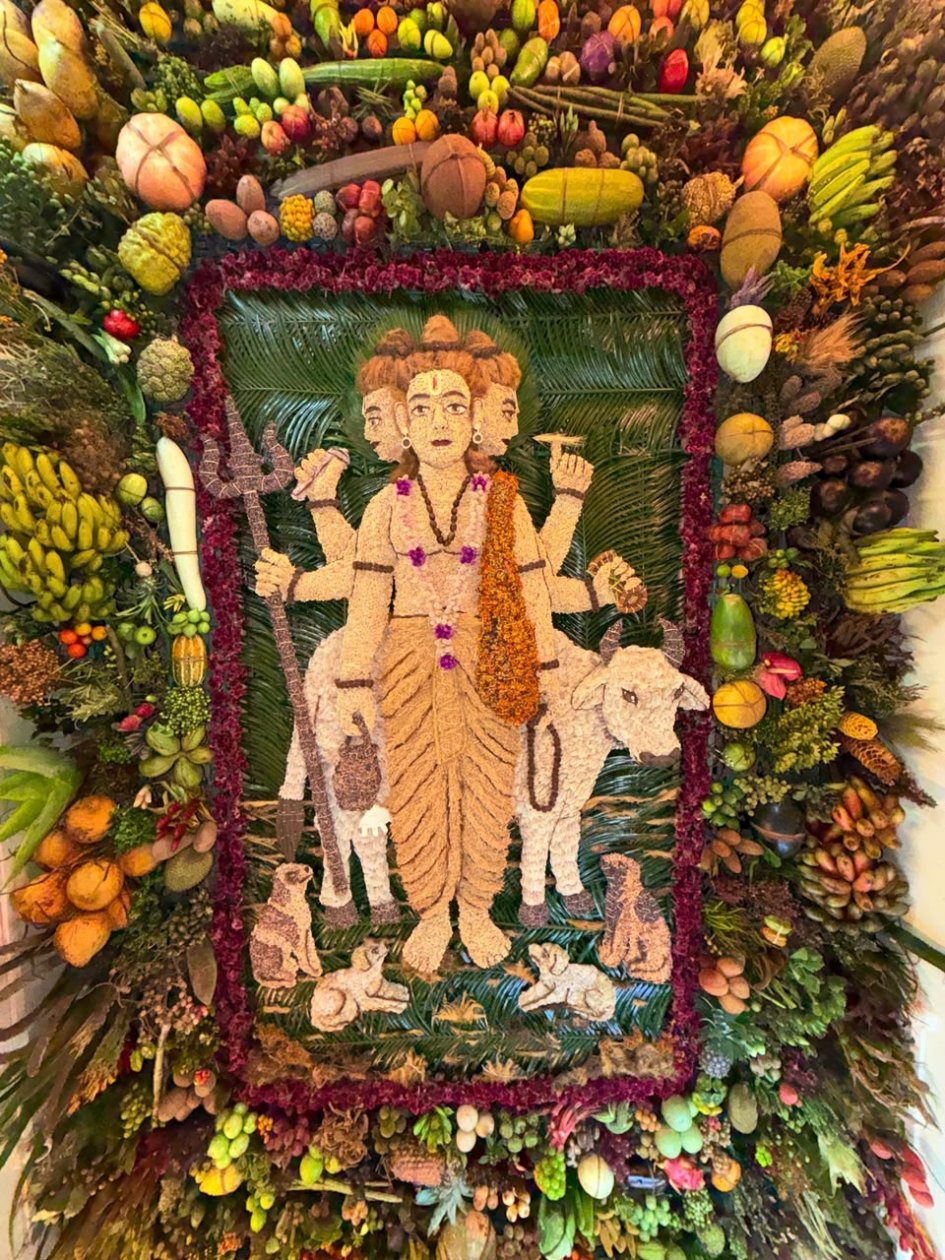 The artistry hanging above Goa’s Ganesh idols