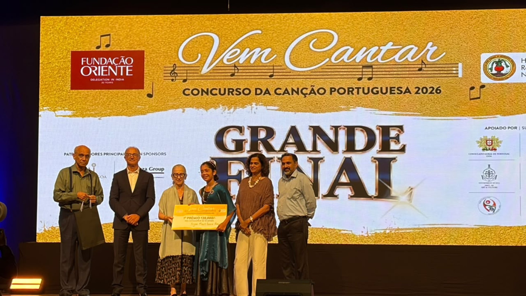 Loutulim’s Xiyan Almeida wins first place at Vem Cantar 2026