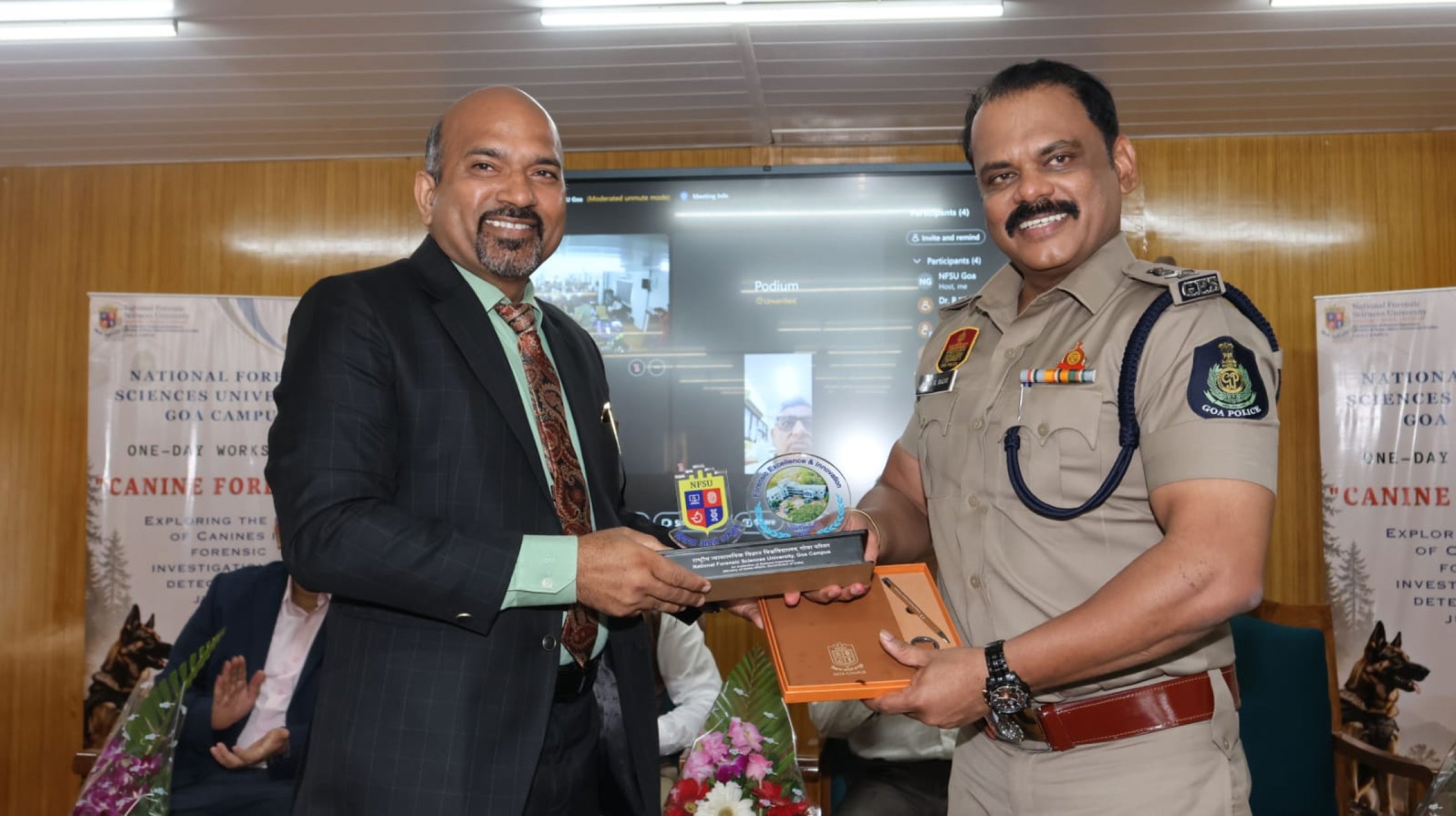 NFSU workshop explores role of sniffer dogs in forensics