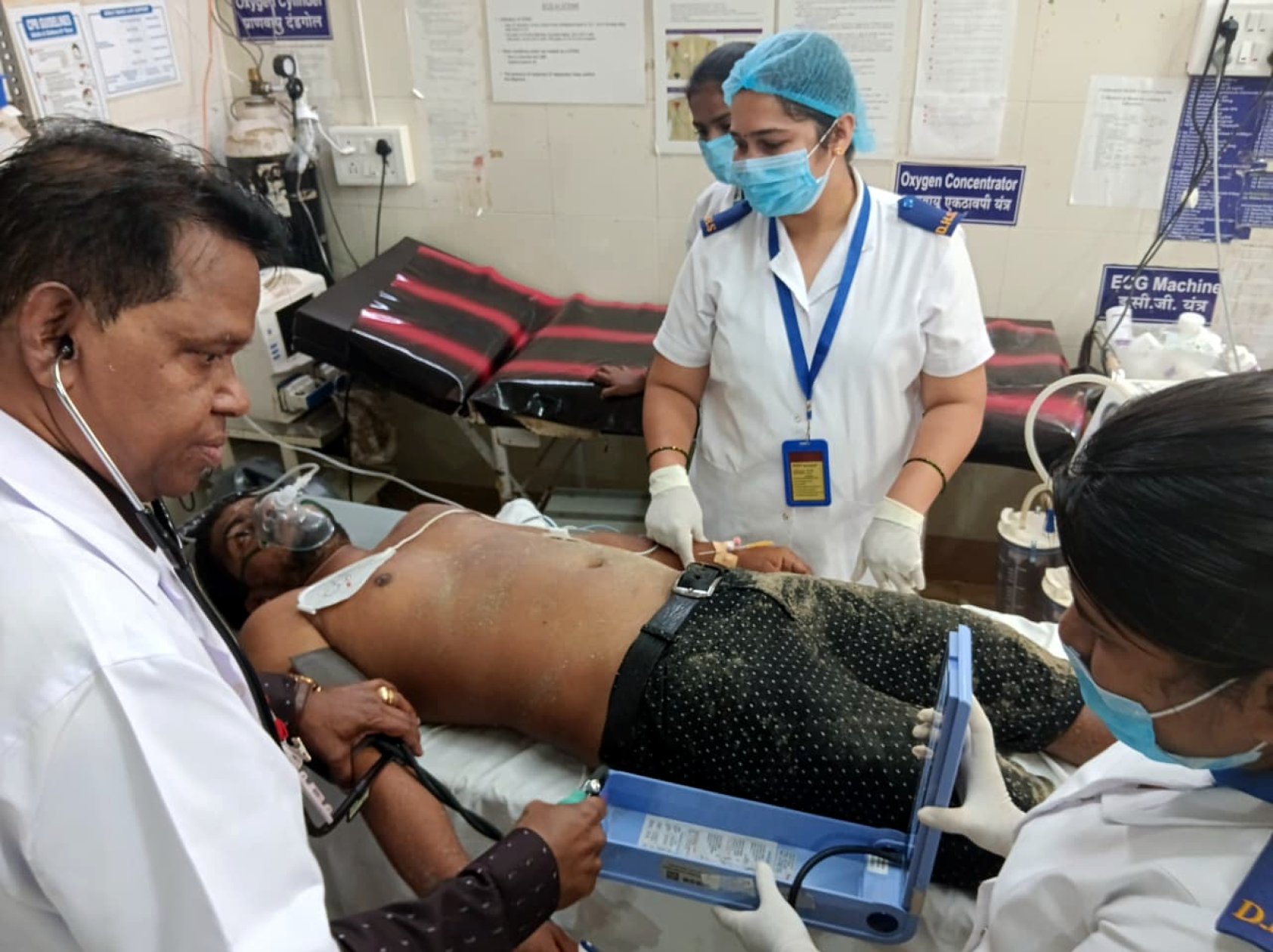 Emergency response put to the test in Palolem