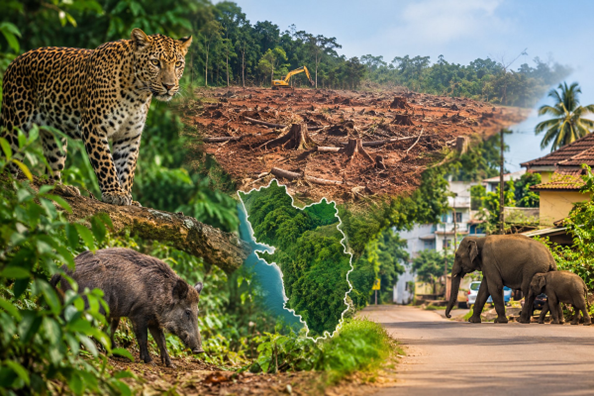 When wildlife loses its way home