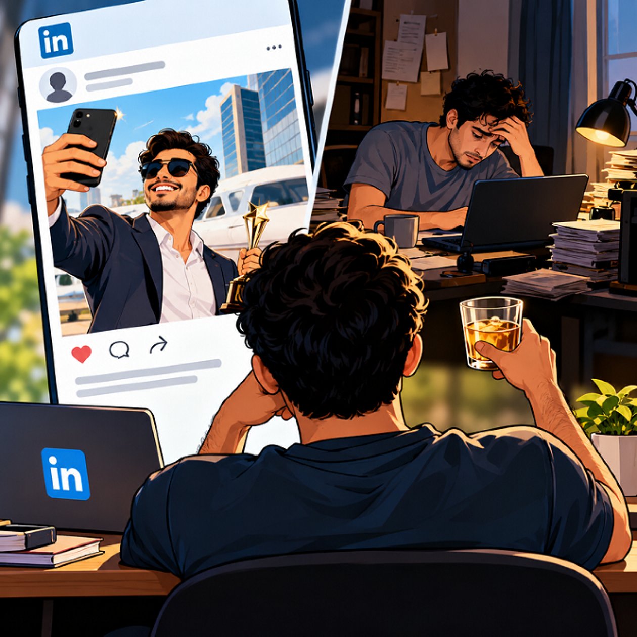 Showing off on LinkedIn is causing outrage