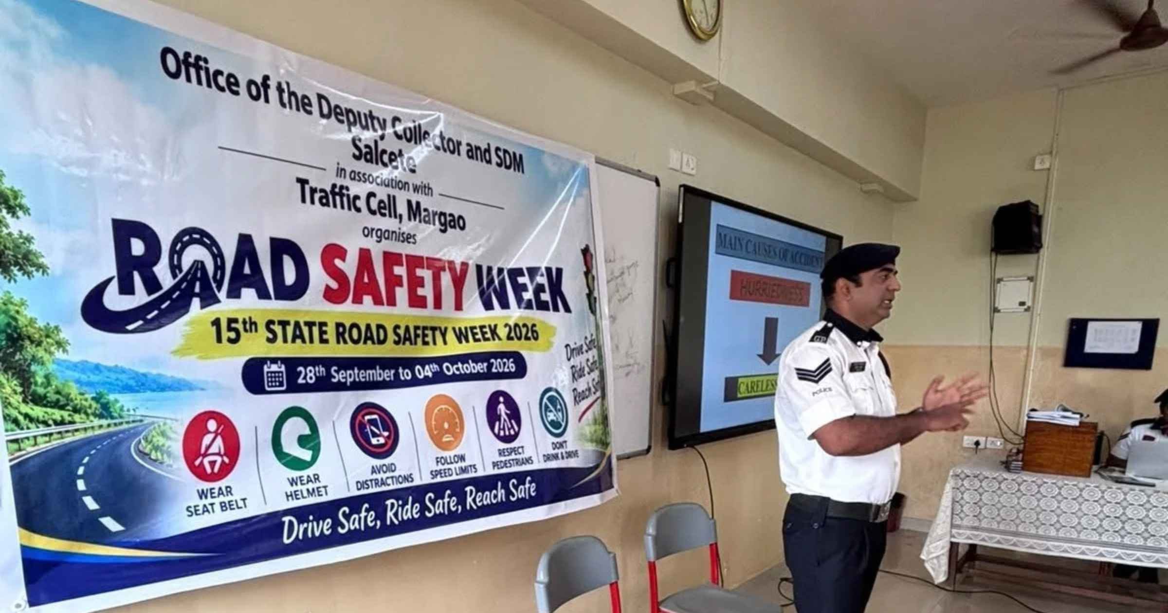 Road Safety Week observed across North and South Goa