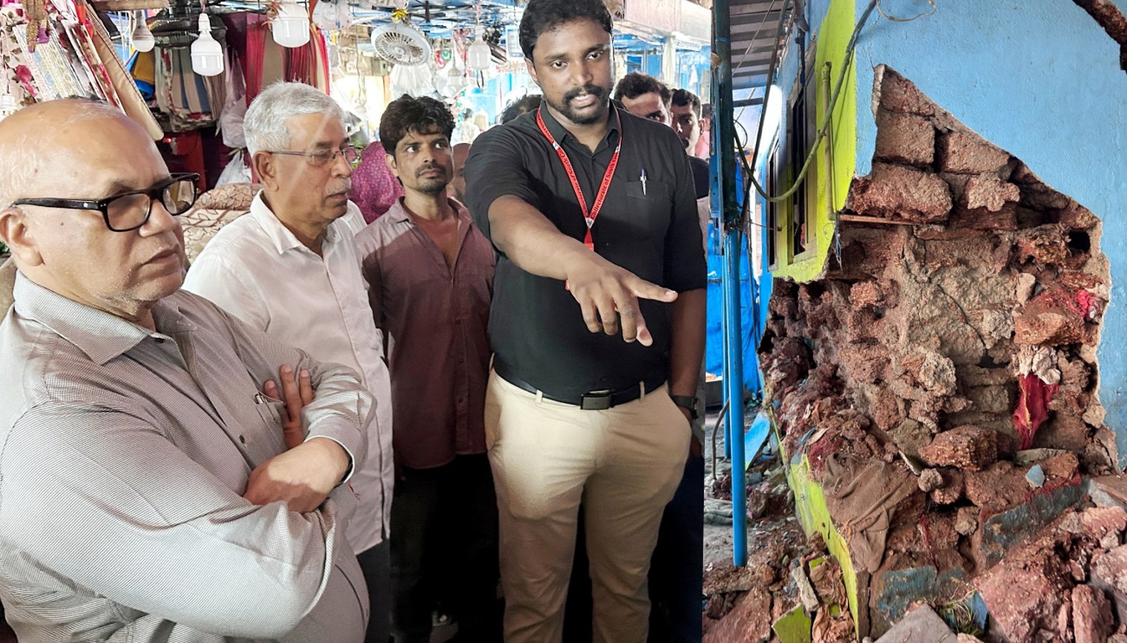 Gandhi Market structures face safety survey after collapse