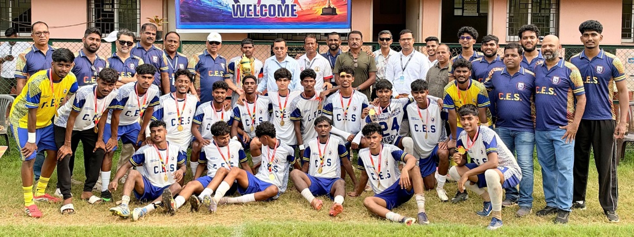CES College Cuncolim win Goa University football title