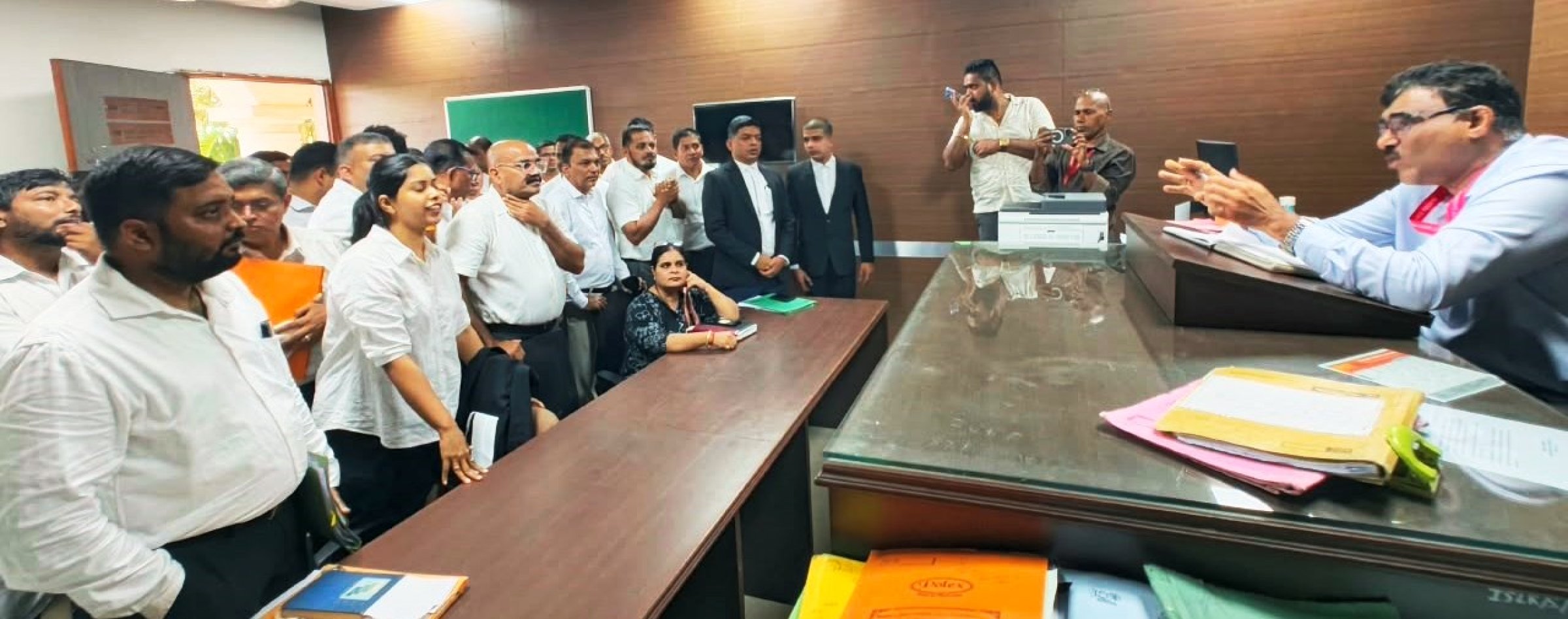 South Goa lawyers protest over mutation, partit...