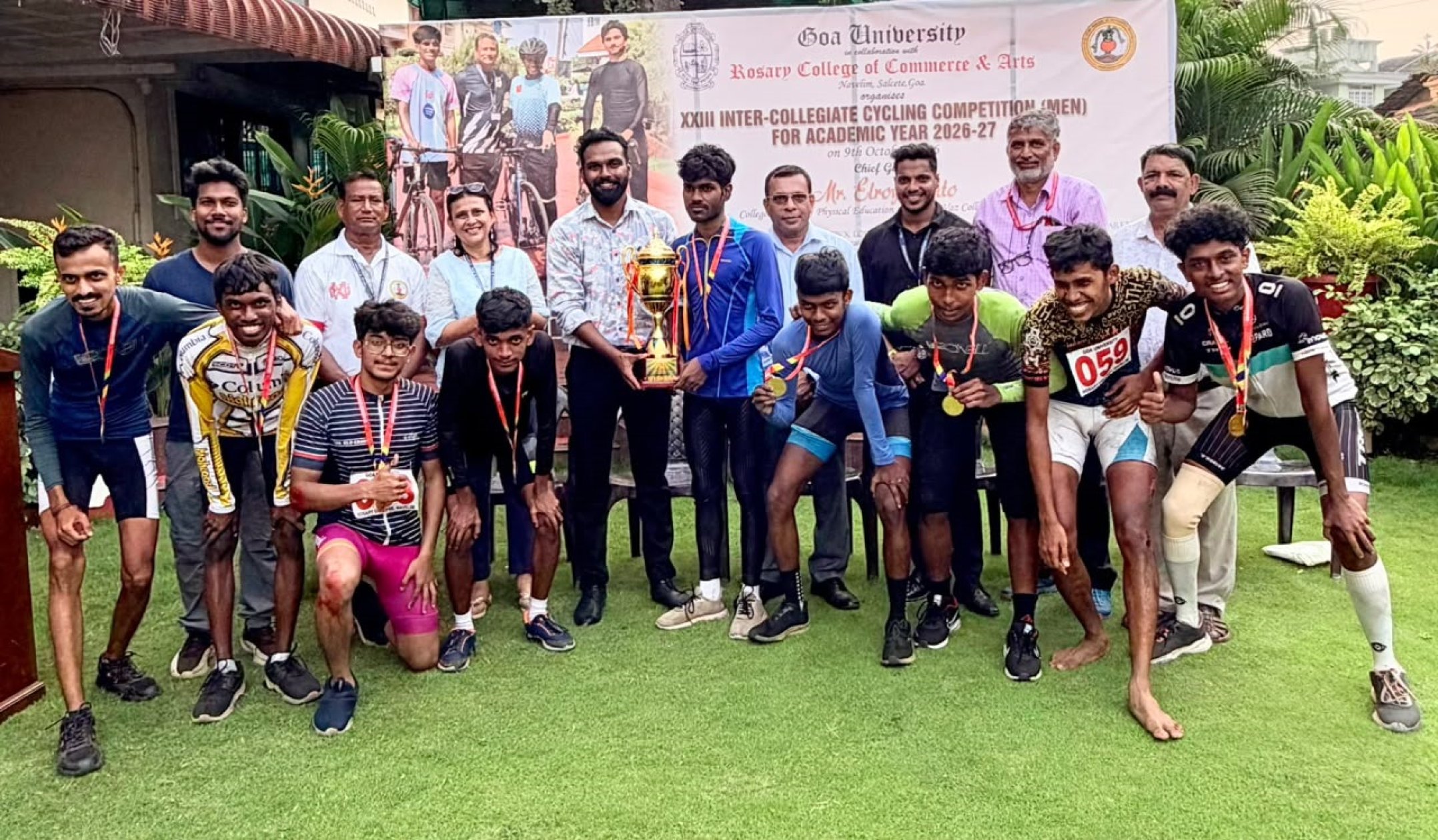 St Joseph Vaz College clinch cycling title for third time