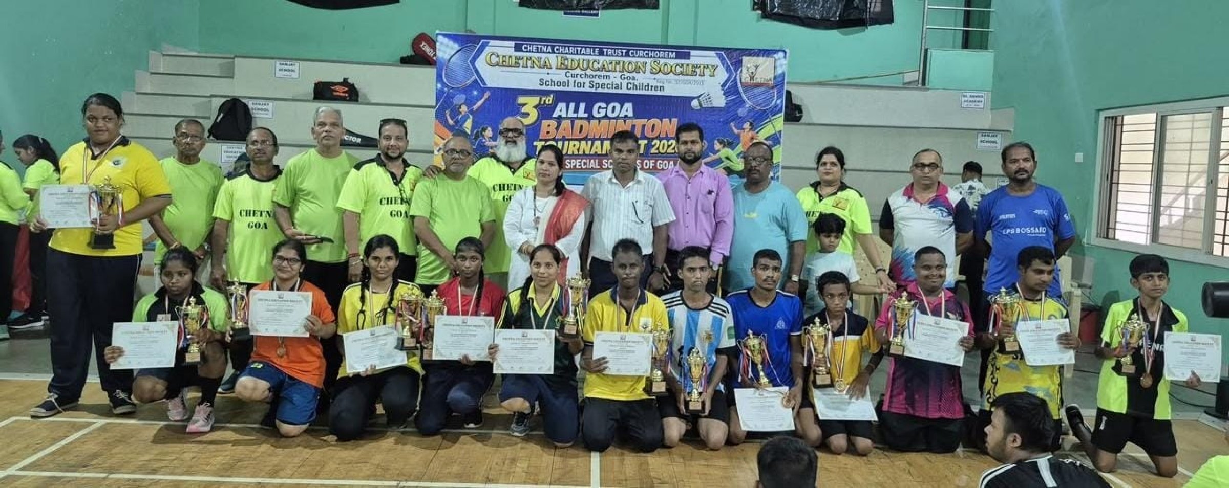 Jorah, Viraj shine at special schools’ badminton meet