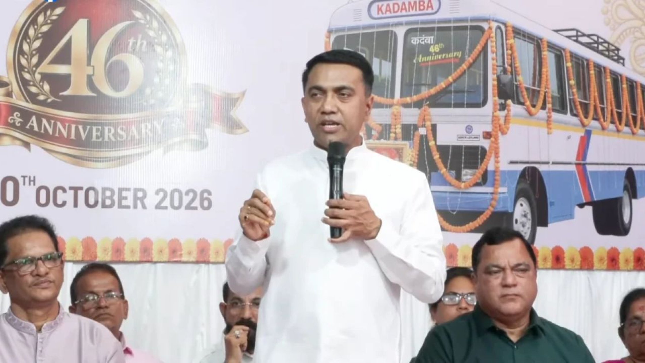 CM announces higher Kadamba bus pass subsidies from Nov 1