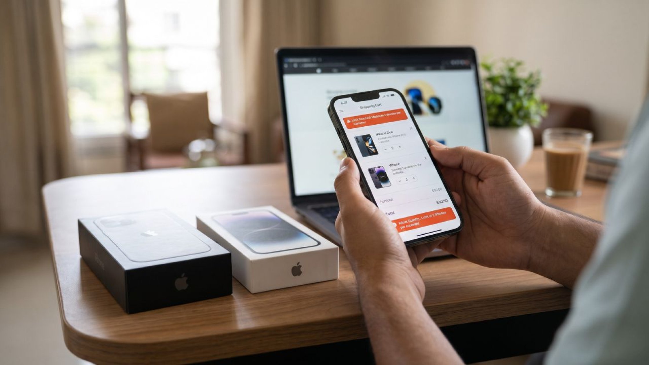 Apple caps iPhone purchases at two units per customer in India
