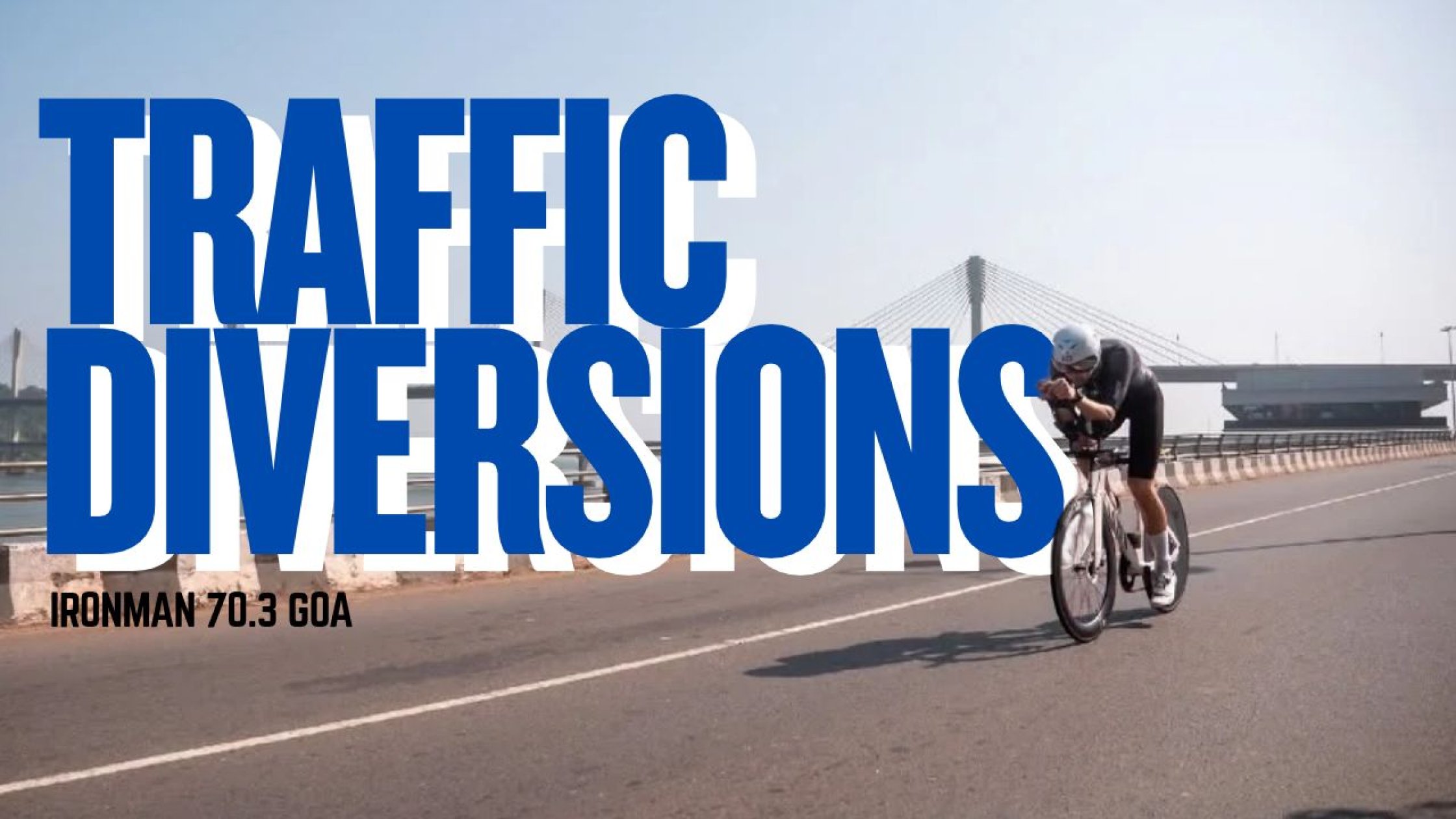 Traffic restrictions across Goa on Nov 1 for Ironman event