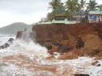 Soil erosion eating Goa's beaches