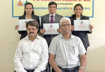 Salgaocar Law College wins big in Hong Kong