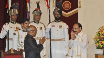 M Venkaiah Naidu takes oath as 13th Vice President of India