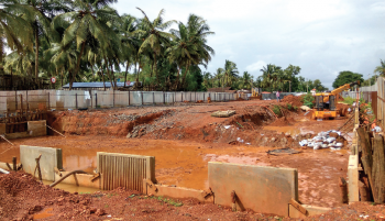 Work of underpass at Bastora junction moving at slow, unsatisfactory pace