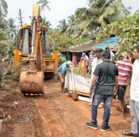 Encroachments demolished at Nerul