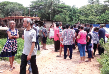 Benaulim locals stop project work, demand site inspection