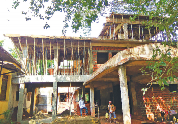 Locals express concern over slow work on extension block