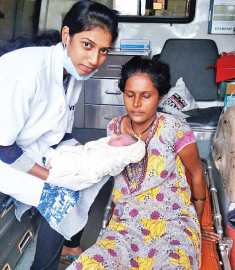 At your service: 108 ambulances turn into labour rooms