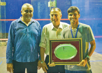 Squash: Yash honoured as most promising junior